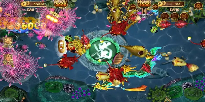 Rất nhiều các loài cá phong phú